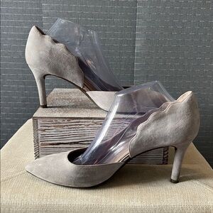 Rockport Scalloped Suede Pumps